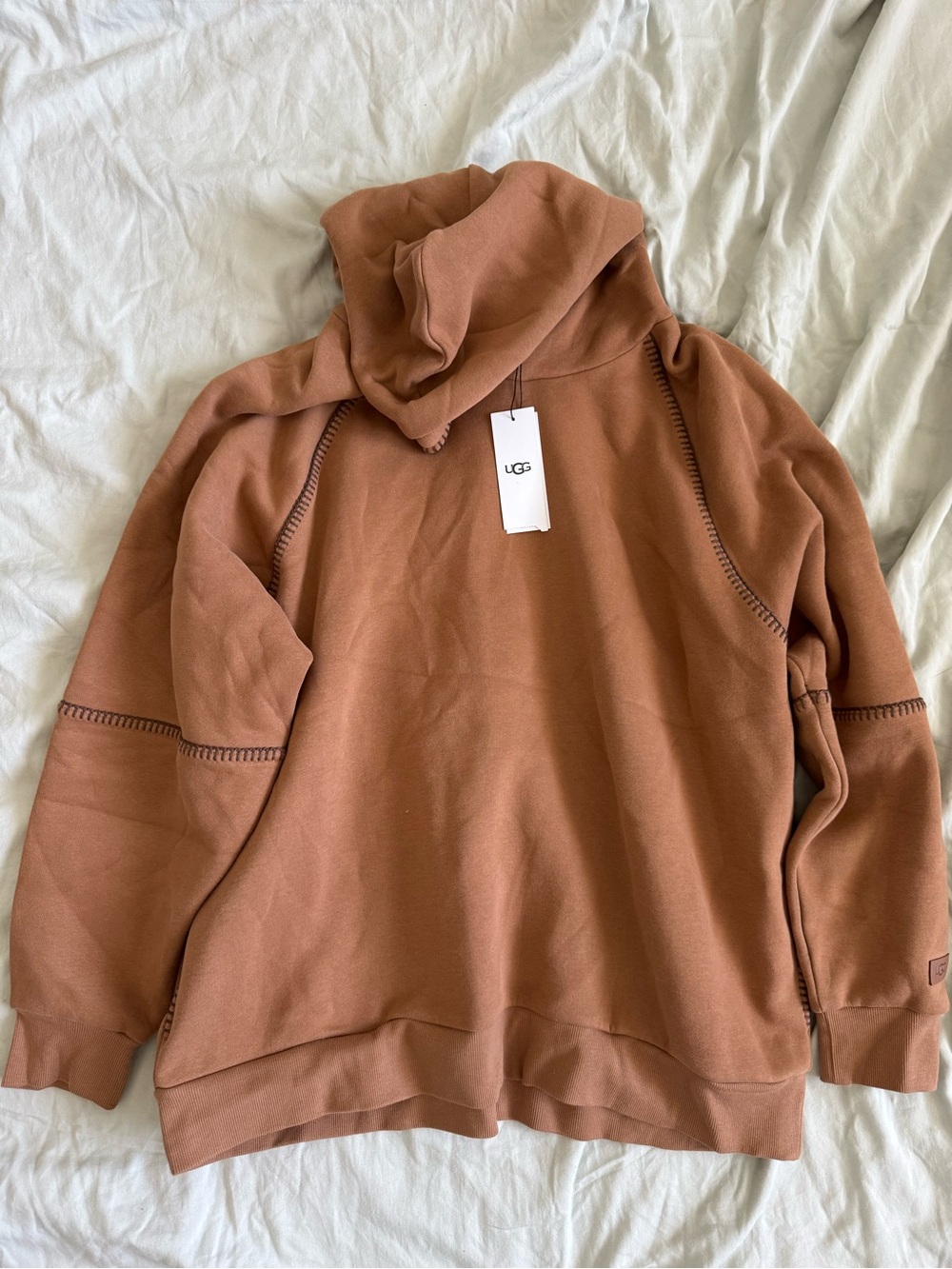 UGG Women’s Classic Hoodie in Chestnut Size XL